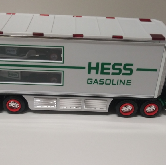 hess toy truck and racecars 2003